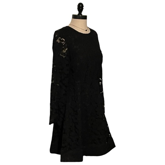 Laundry by Shelli Segal Long Sleeve Lace Dress With Horsehair Hem - Size 8 - NWT - Picture 5 of 9